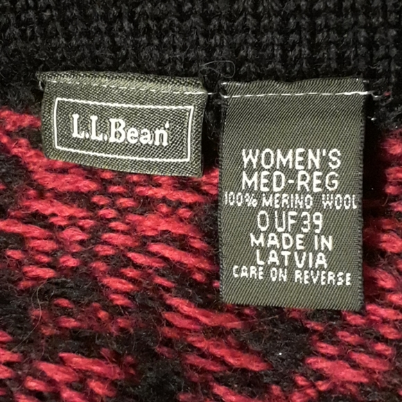 L.L. Bean Nordic style sweater - Picture 6 of 7